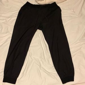 Mens Lululemon ABC joggers, size XL, black